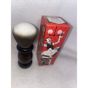 Avon Barber Shop Brush decanter Cologne Box vintage 1976 NOS Gentleman Hair